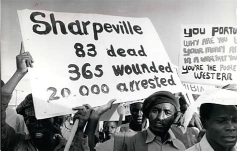 DerSharpeville-Massaker; Die tragische Vergeltung von friedlichem Widerstand gegen Apartheid-Gesetze im Jahre 1960